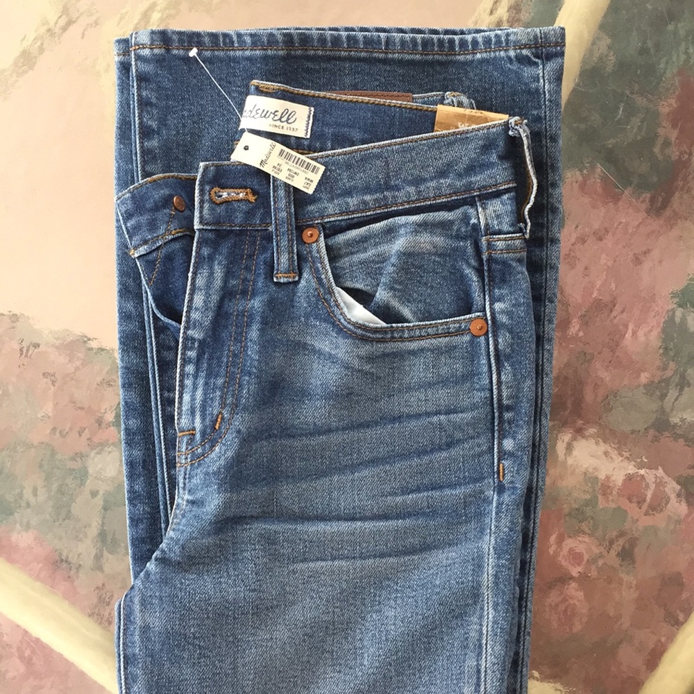 Madewell jeans lightwash flea market flare
